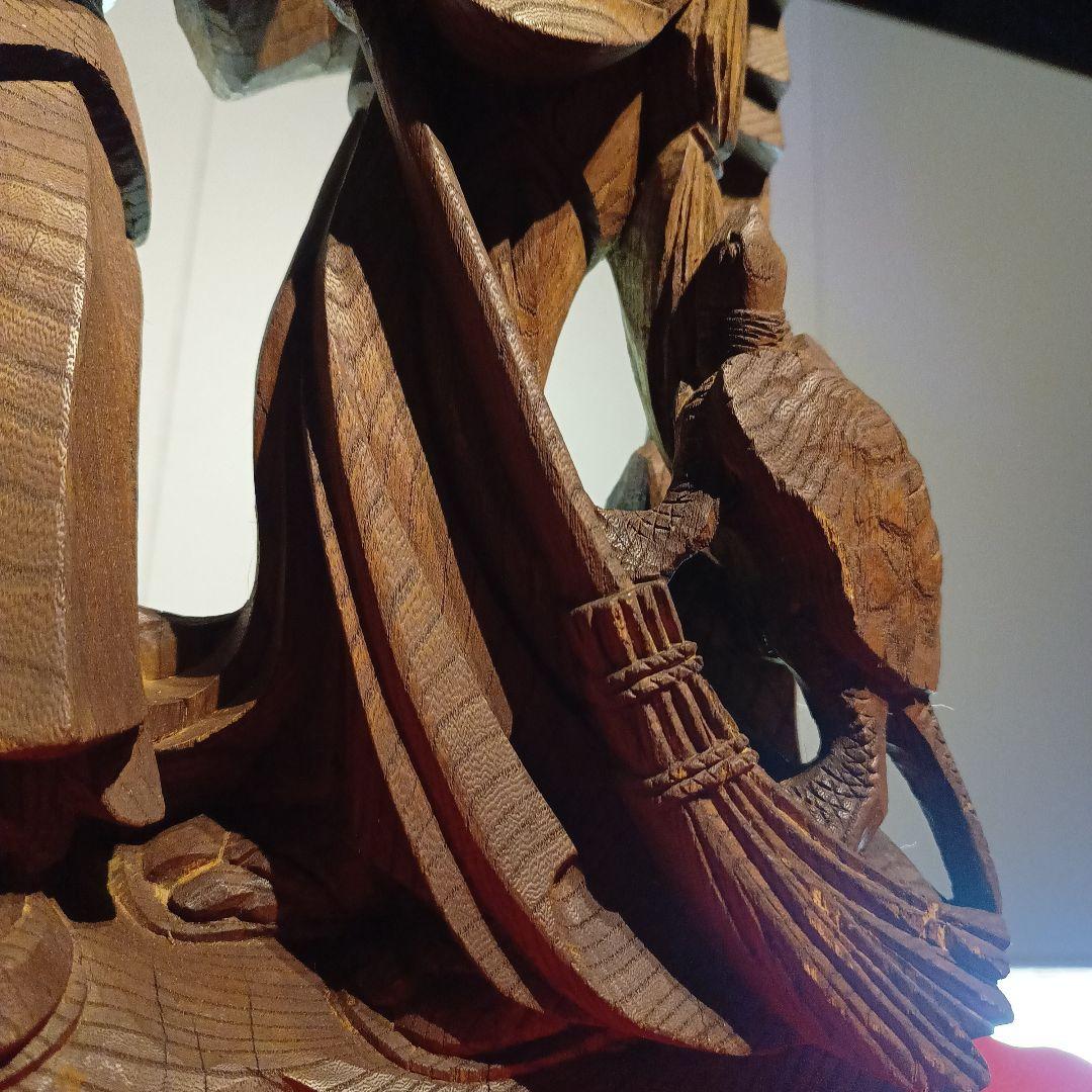 木彫り　縁起物　たかさご　彫刻　だんじり　寺院　仏閣　仏像　骨董品　アンティーク