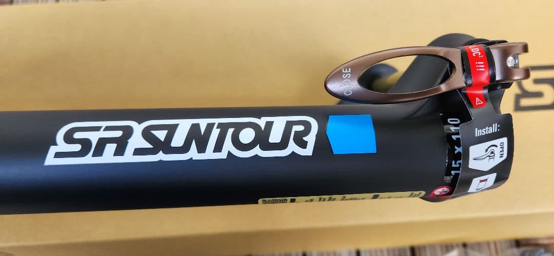 SR SUNTOUR サスペンションフォーク XC 100mm カーボンコラム