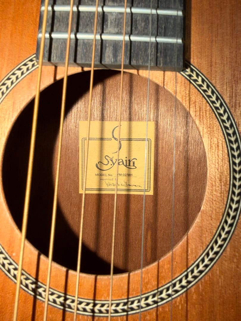 S.yari YM-02/MH アコースティック　ミニギター ケース付き