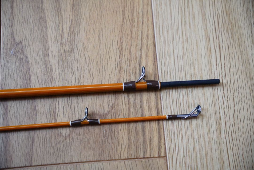 kame　グラスアイ　BS60L ツーピースロッド　グリップハンドル