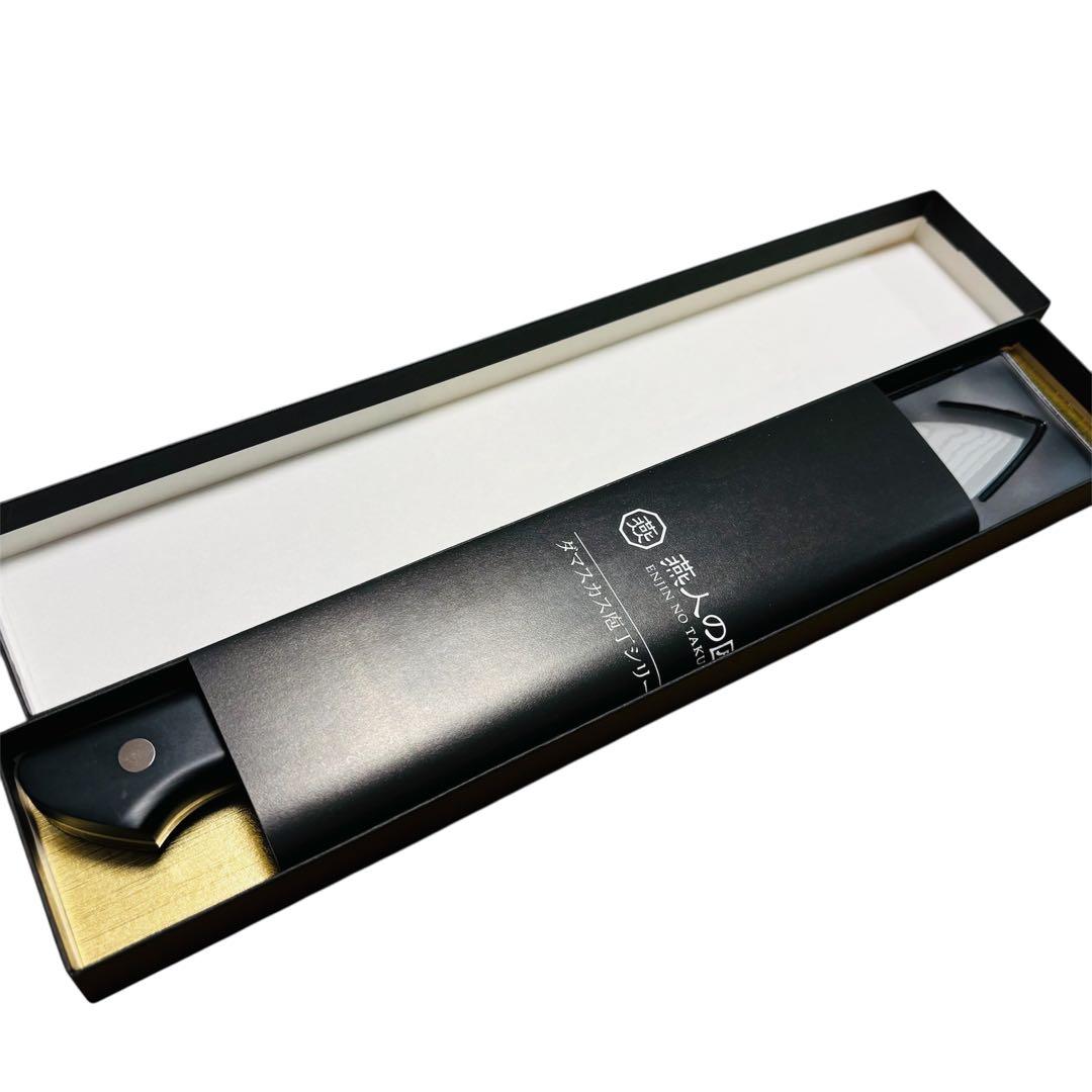 燕人の匠　ダマスカス　ETK-1500 三徳庖丁170mm ダマスカスナイフ