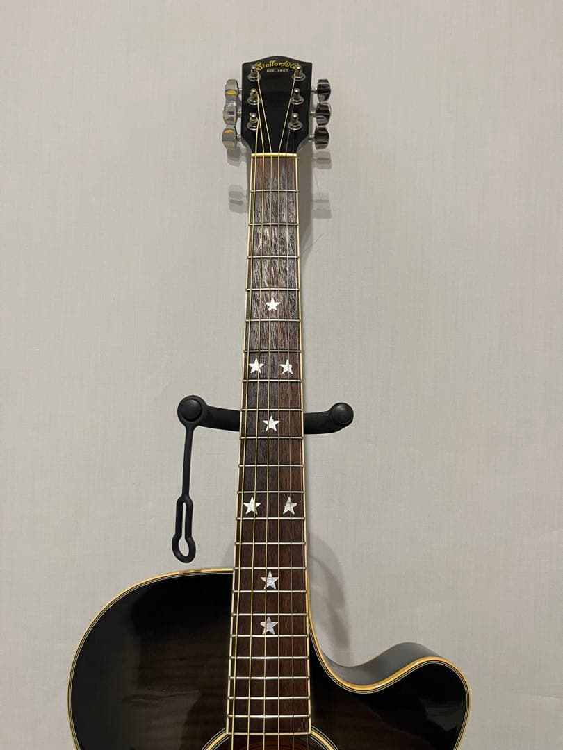 Stafford スタッフォード SE500 エレアコ 黒澤楽器 ハードケース付