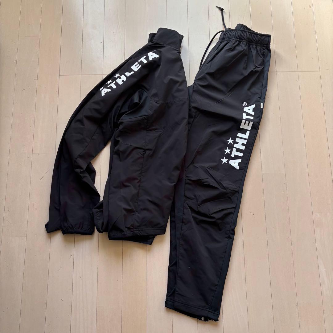 ATHLETA アスレタ 裏地付きストレッチウインド セットアップ サイズ L