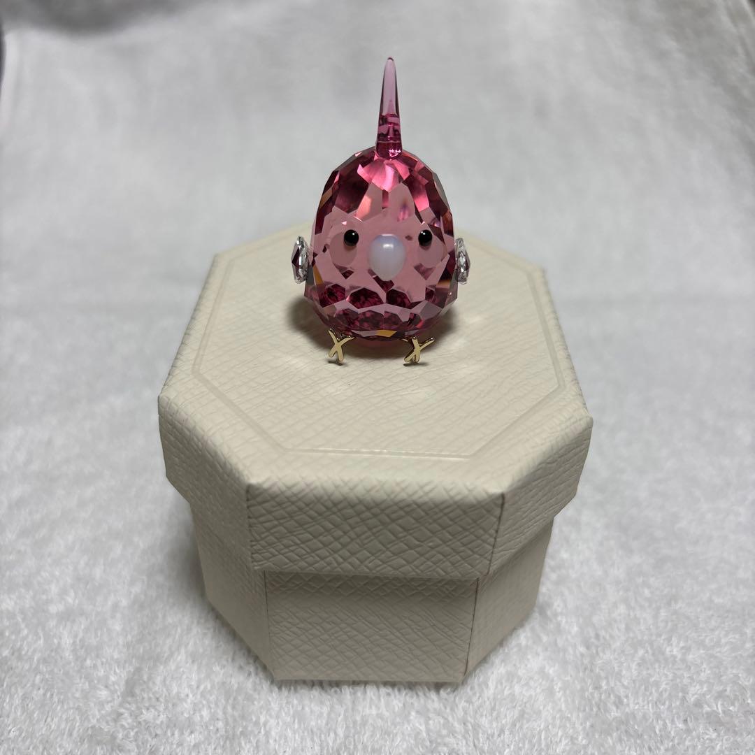 スワロフスキー　swarovski オカメインコピンク