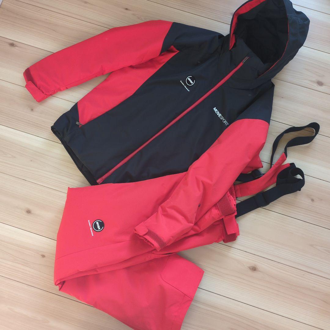 極美品　デサント　ムーブスポーツ　スキーウェア　上下セット　DESCENTE