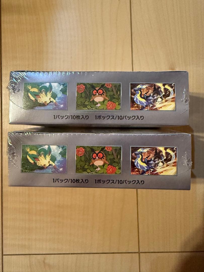 テラスタルフェスex 2BOXシュリンク、ペリペリあり　ポケセン産　新品未開封