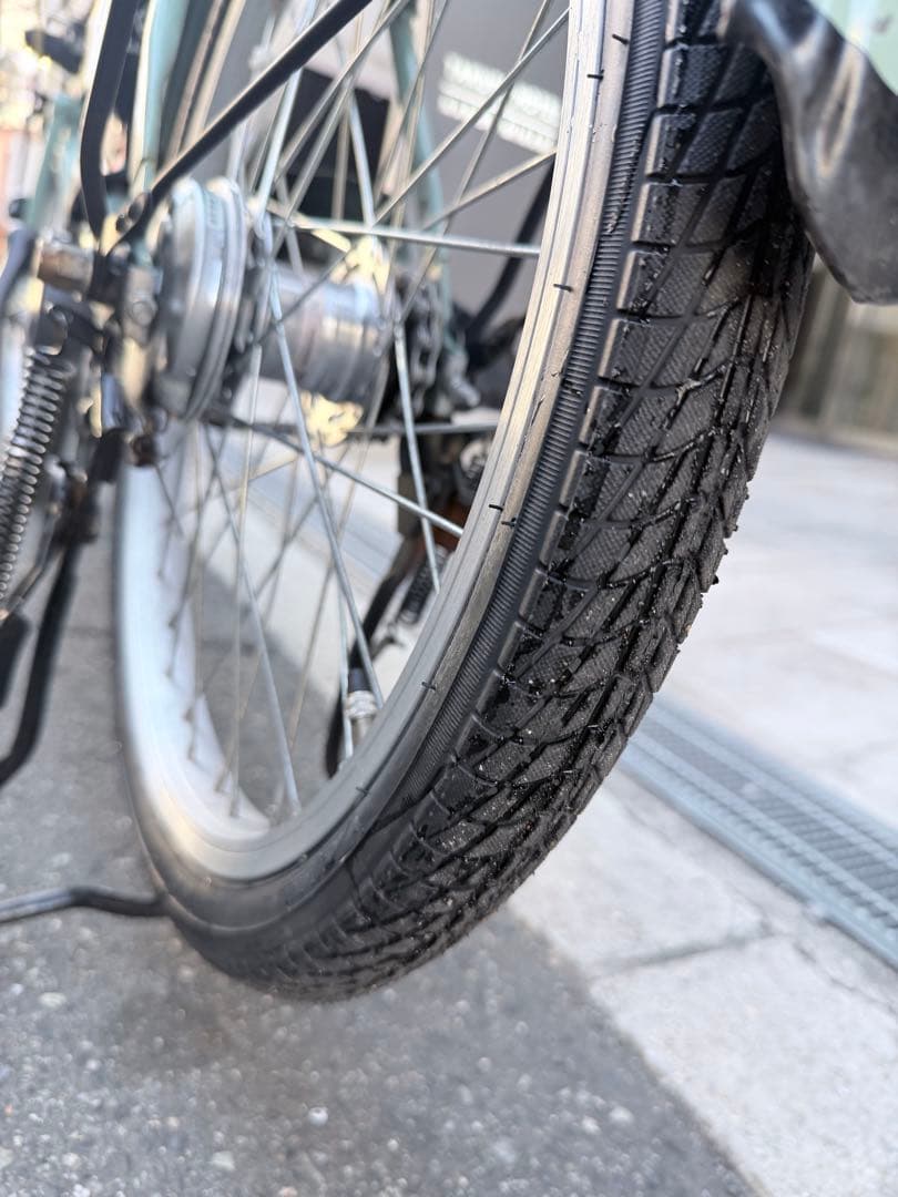 大阪府　Panasonic 電動アシスト自転車 ミントグリーン　20インチ