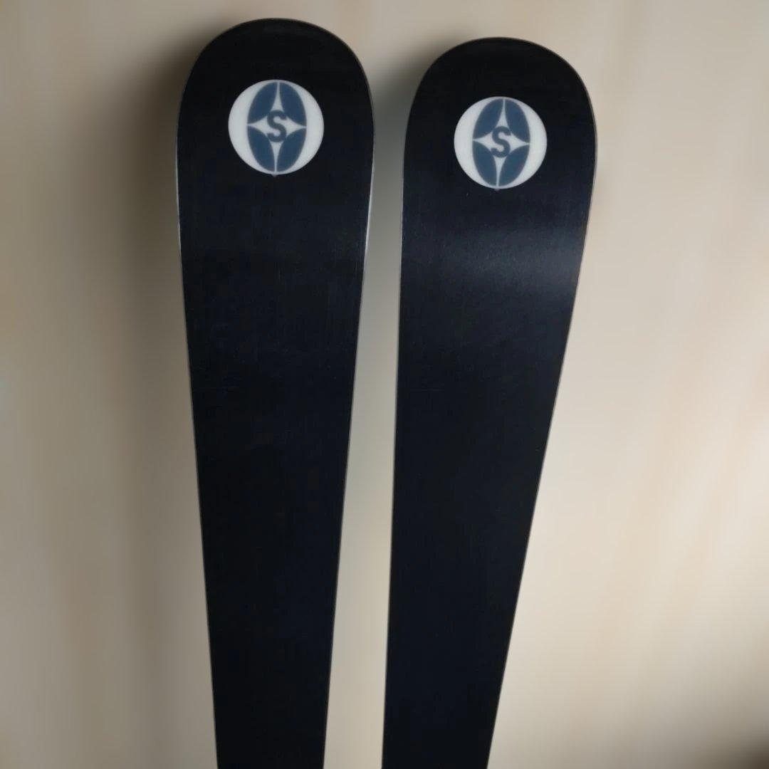 スキー板 青 緑