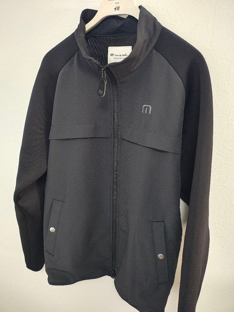 美品！Mサイズ TravisMathewトラヴィスマシュー 袖ニットブルゾン