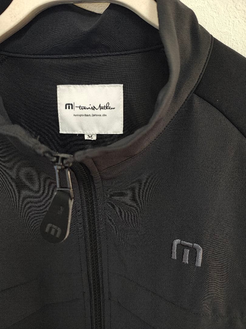 美品！Mサイズ TravisMathewトラヴィスマシュー 袖ニットブルゾン