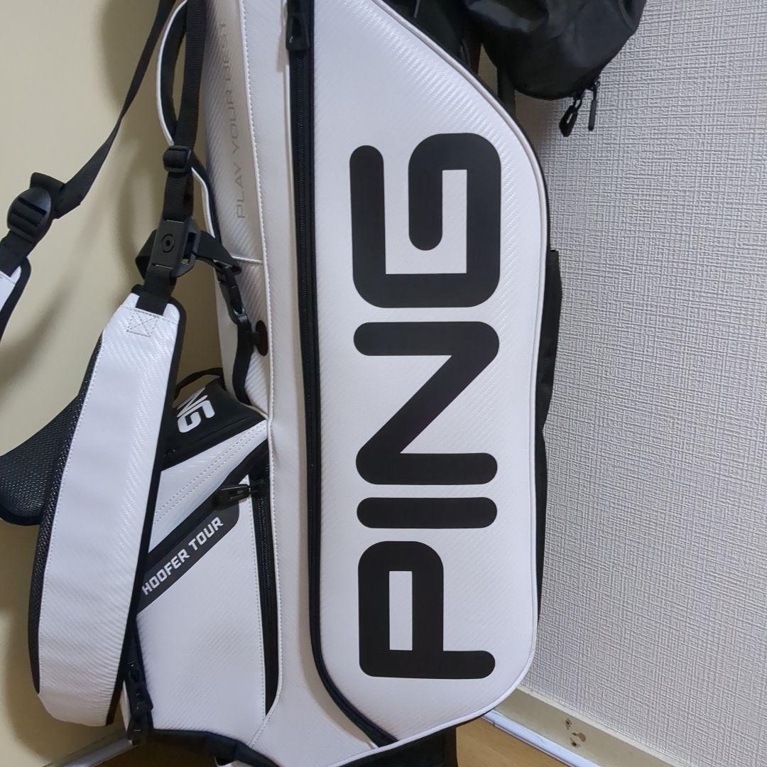 PING HOOFER TOUR ホワイト キャディバッグ