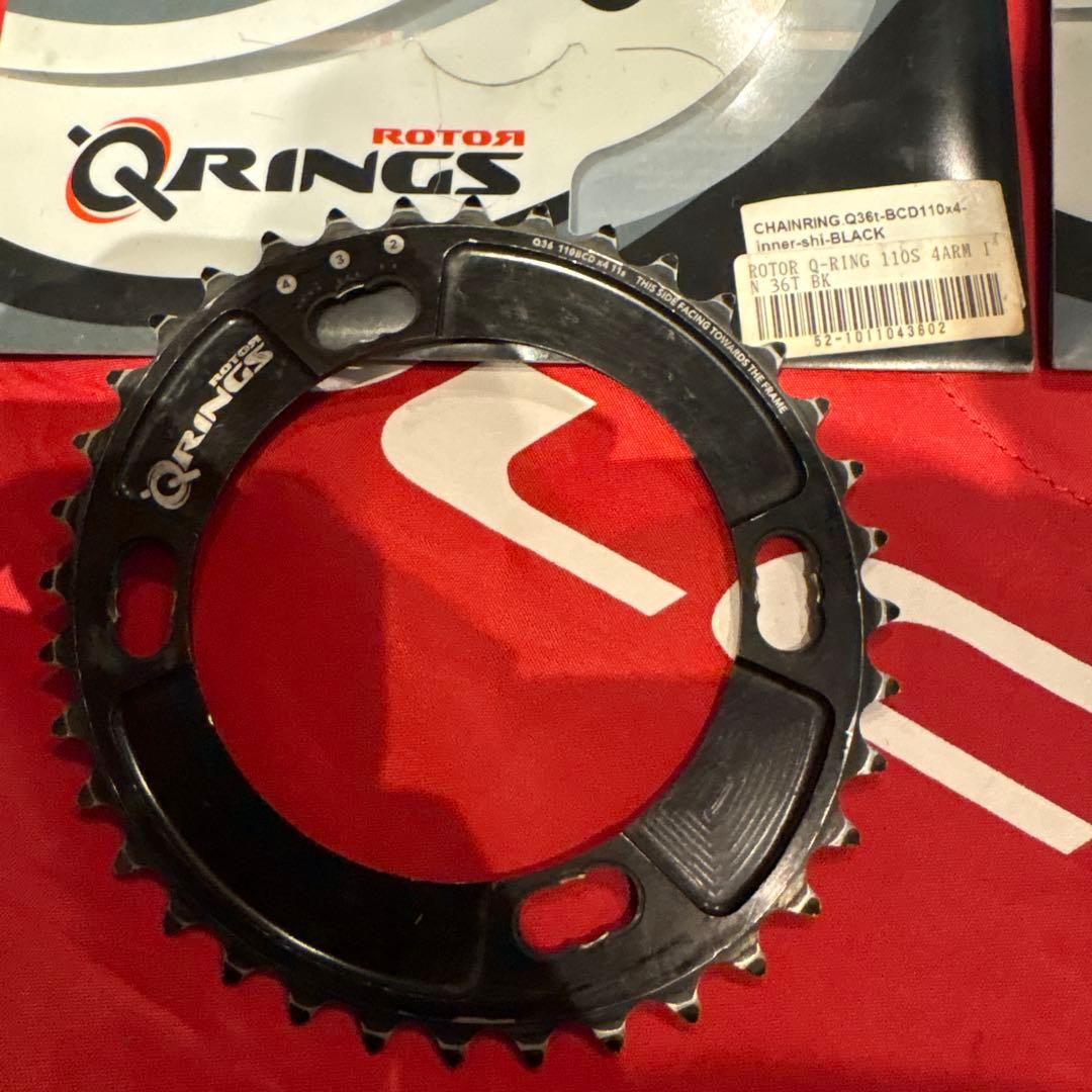 ROTOR Q-RINGS 110S 4ARM OUT 52T IN 36 楕円