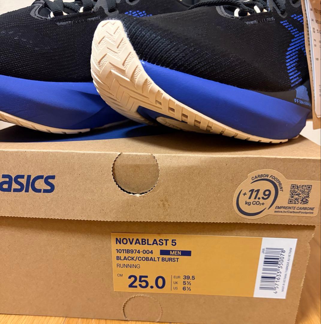 【即日発送】ASICS NOVABRAST5 ノヴァブラスト5 25.0cm