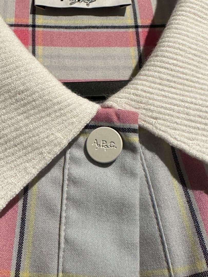 【美品】APC GOLF チェックトップス　レア　アーペーセゴルフ