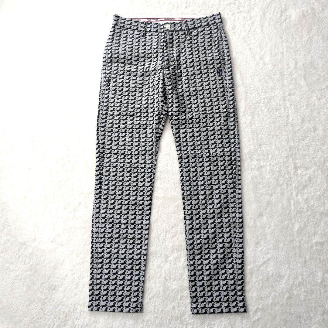 【極美品】パーリーゲイツ ストレッチパンツ 馬柄 ゴルフウェア メンズ M