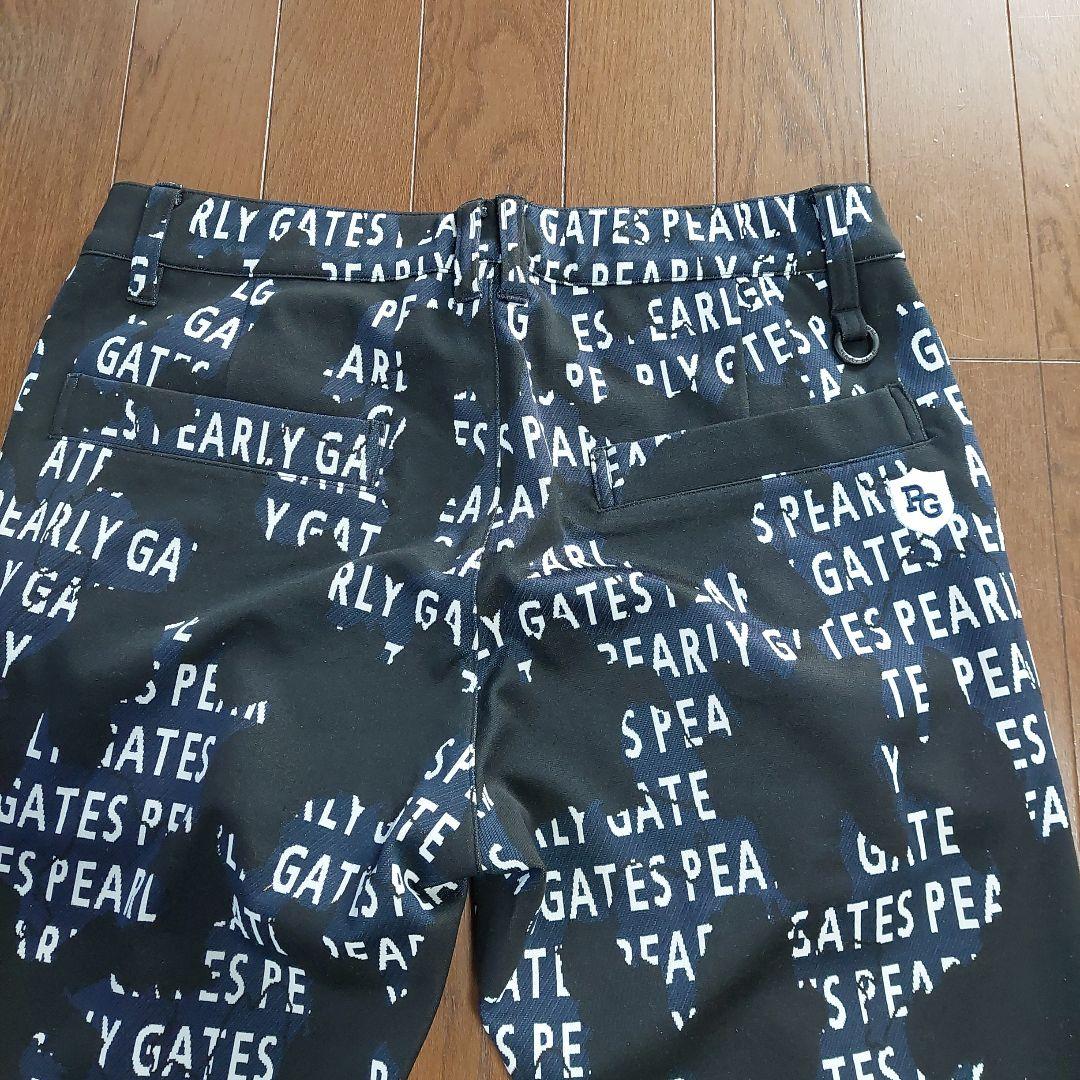 PEARLY GATES定 ロゴプリントパンツサイズ4です。