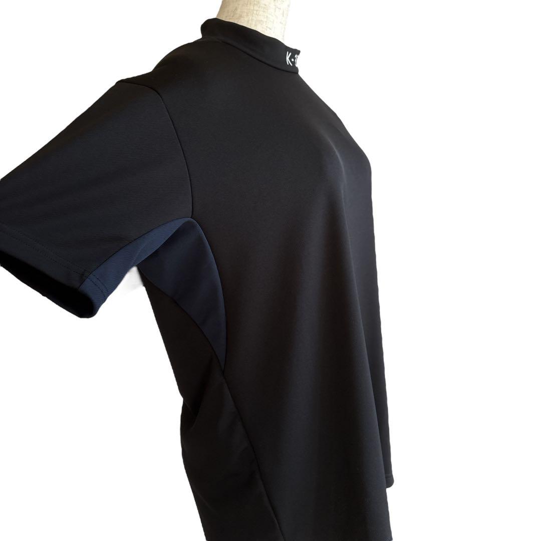 【K-3B】新品 タグ付き ゴルフウェア ユニセックス 黒 半袖 ケースリービー