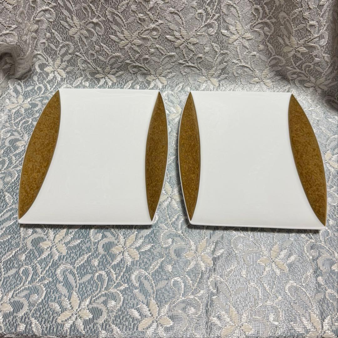 【未使用】Noritakeアラカルト 23cmオブロングプレート　2枚セット