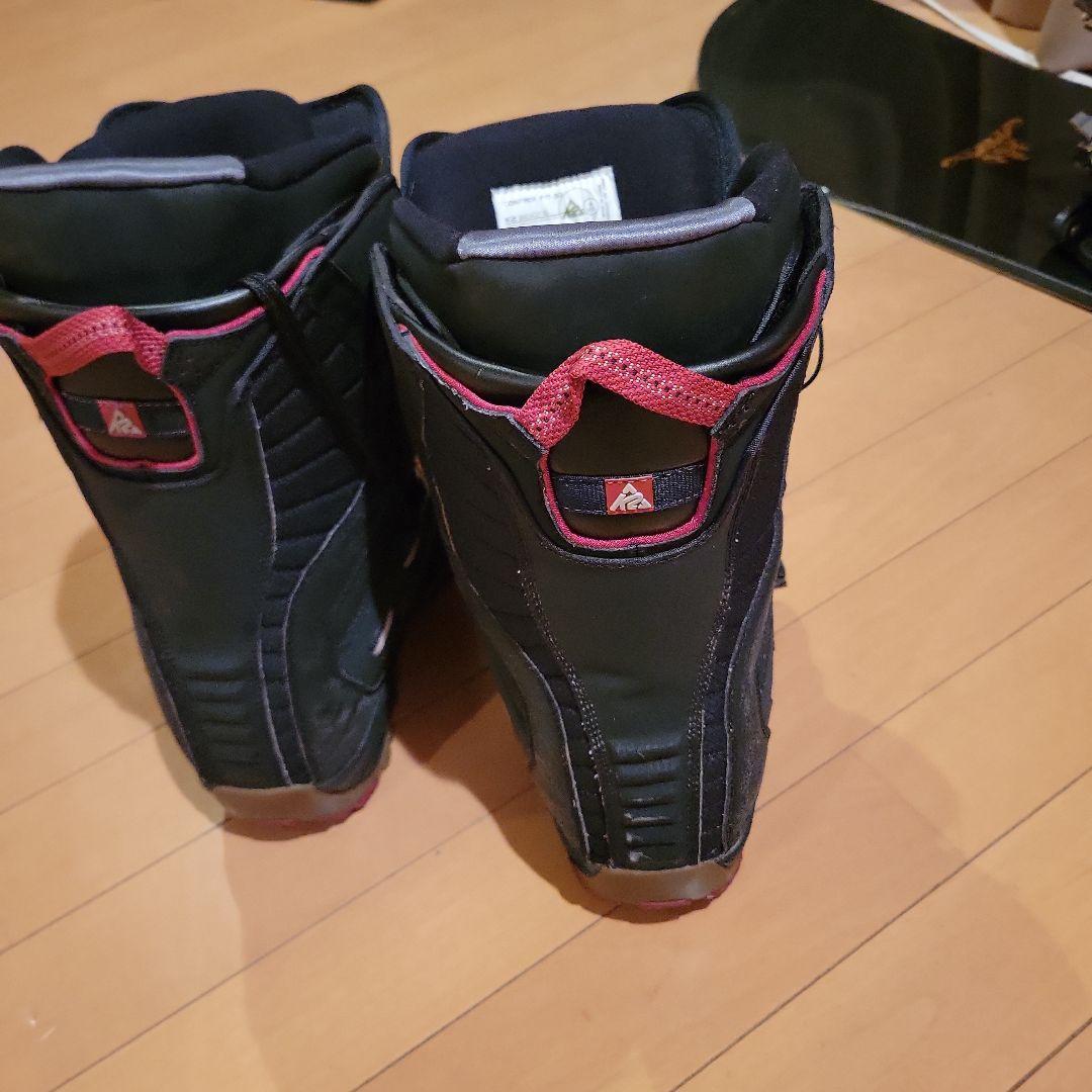 Cracker スノーボードブーツ 黒/赤 傷なし汚れなしかなり買い得
