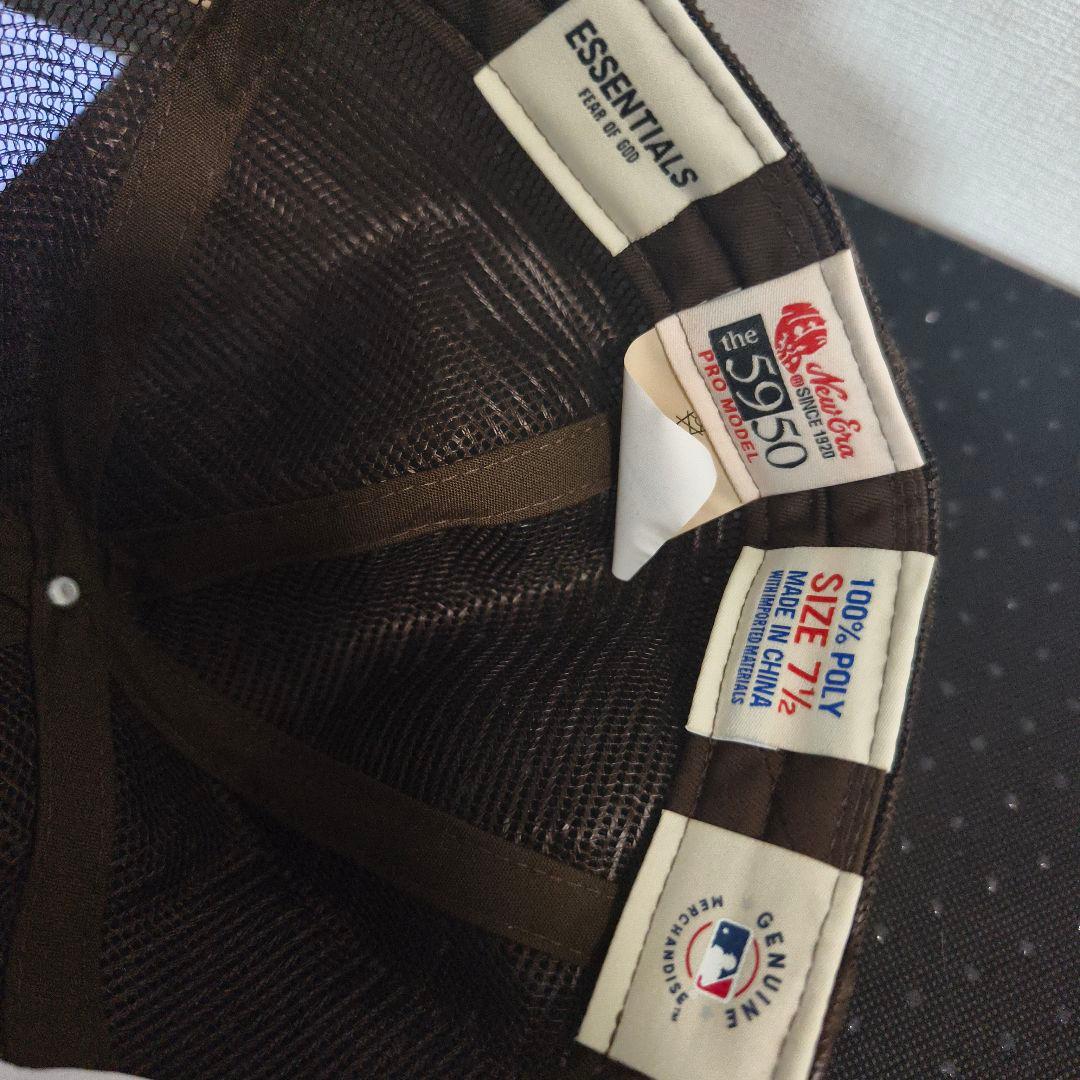 ニューエラ　フィアオブゴッド　メッシュキャップ　新品　59FIFTY 1/2