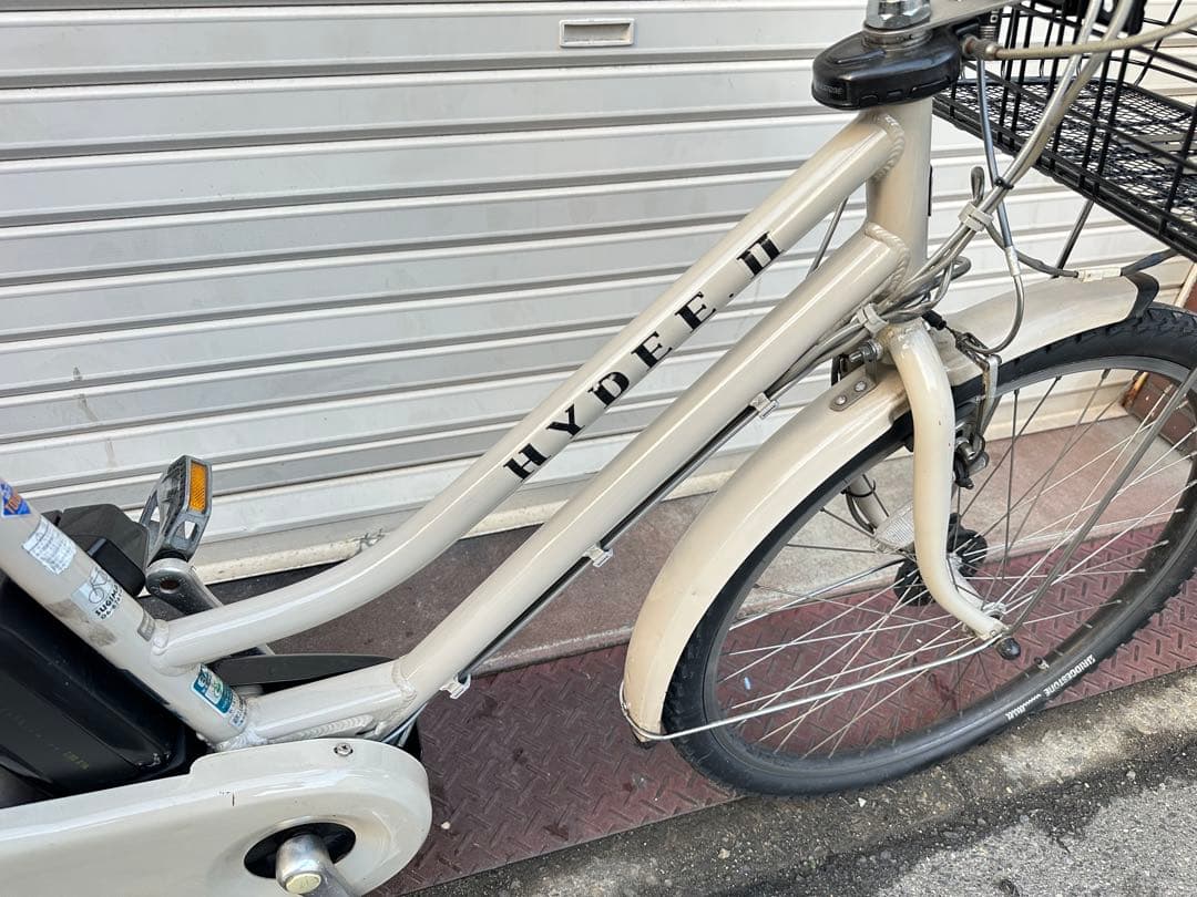 電動自転車　ブリヂストンhydee2 人気な車種　子供乗せシート付き　お買い得品