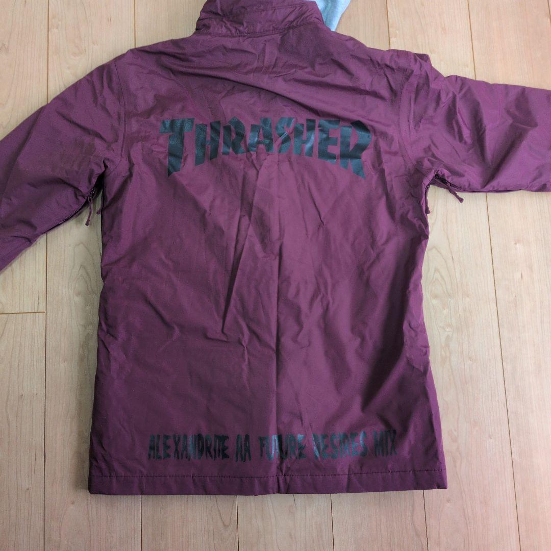 THRASHER スノーボードジャケット ワインレッド