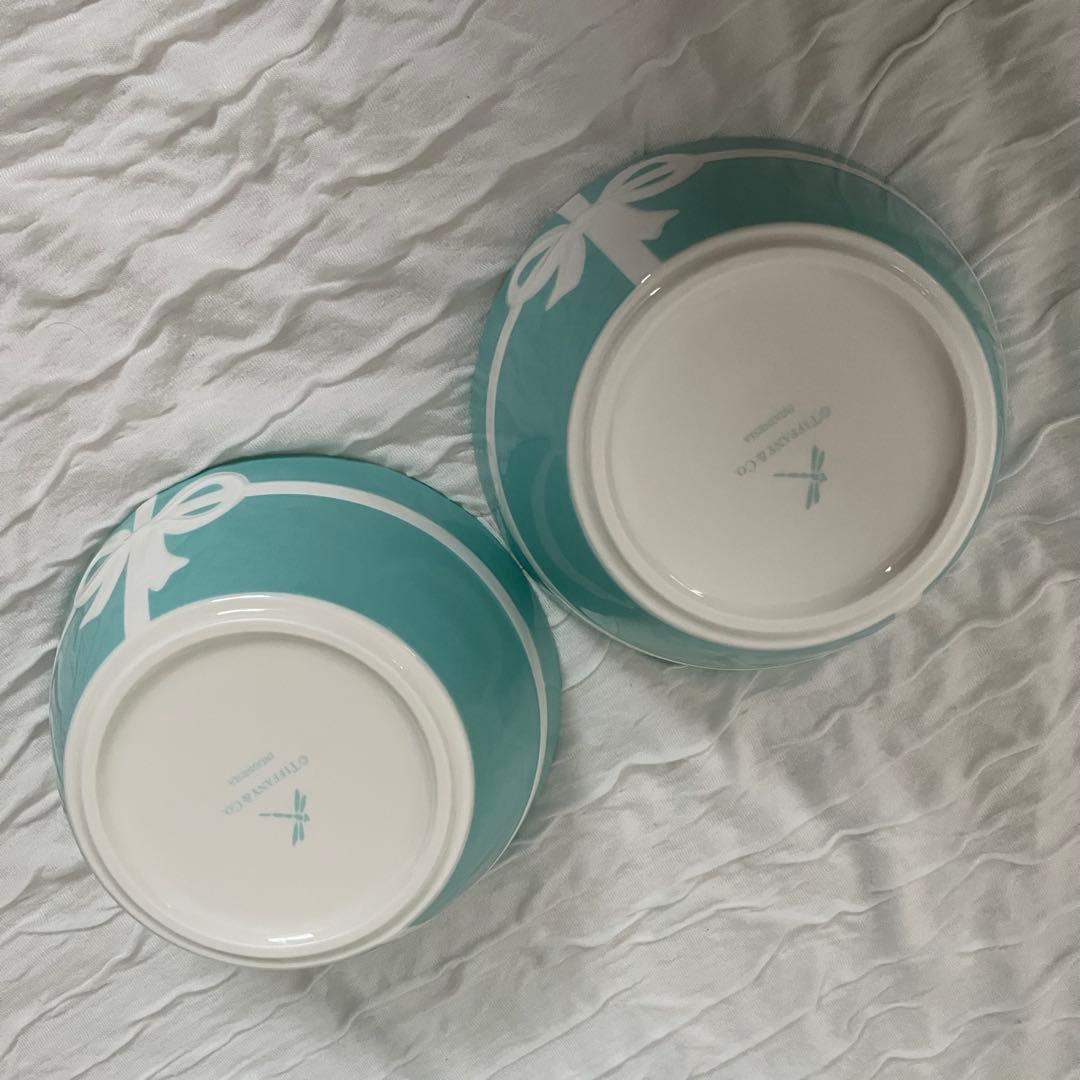 【新品未使用】TIFFANY&Co. ブルーボックス リボンボウル 2個セット