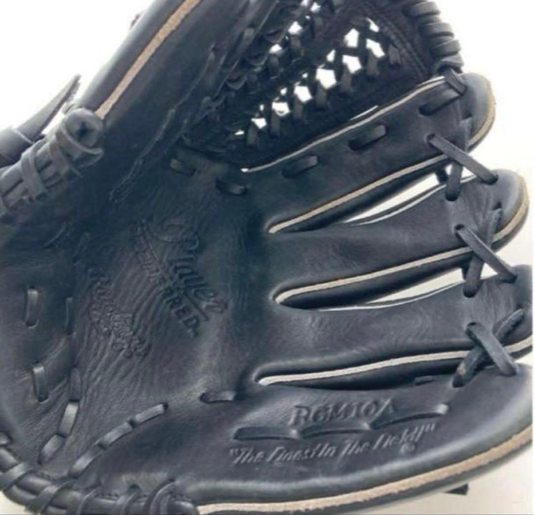 Rawlings ローリングス 軟式 レザー グローブ 黒