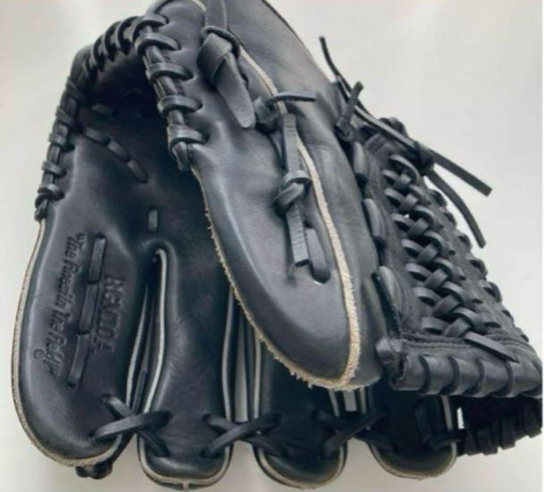 Rawlings ローリングス 軟式 レザー グローブ 黒