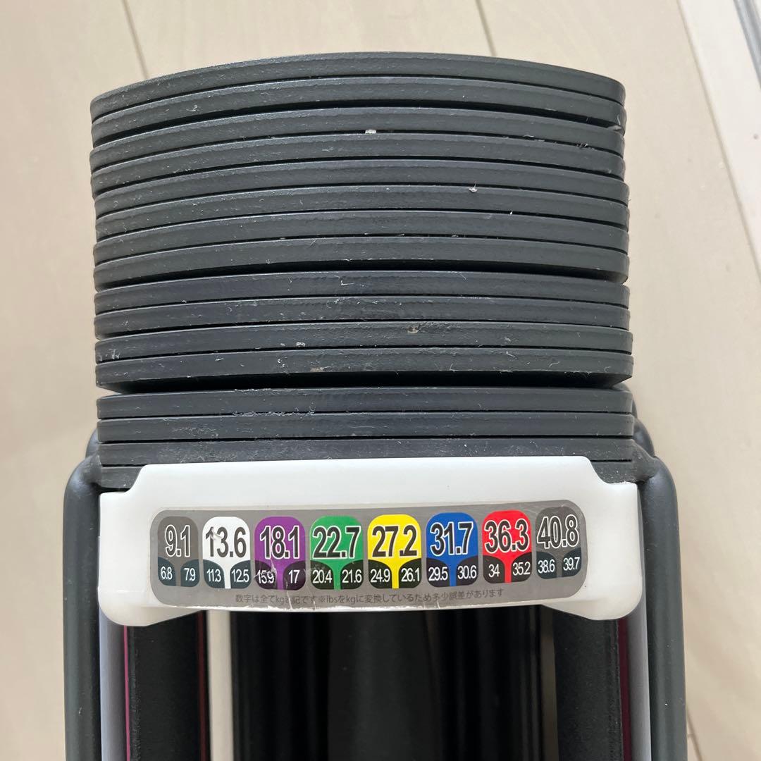 調整可能ダンベル 最大40.8kg ①