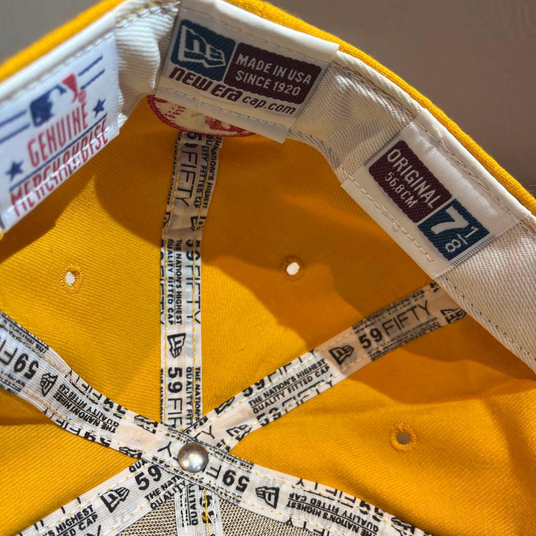 ニューエラ 漢字 NY ヤンキース キャップ 7 1/8 USA製 帽子 レア
