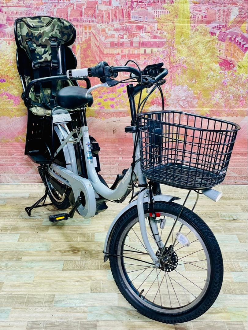 ZK3757 電動自転車 ブリヂストン bikke 子供乗せ 20インチ
