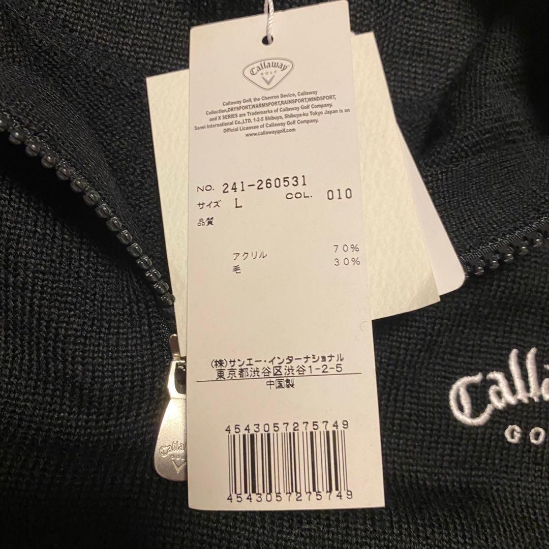 新品　Callaway ゴルフ　ハーフジップニット ゴルフウェア