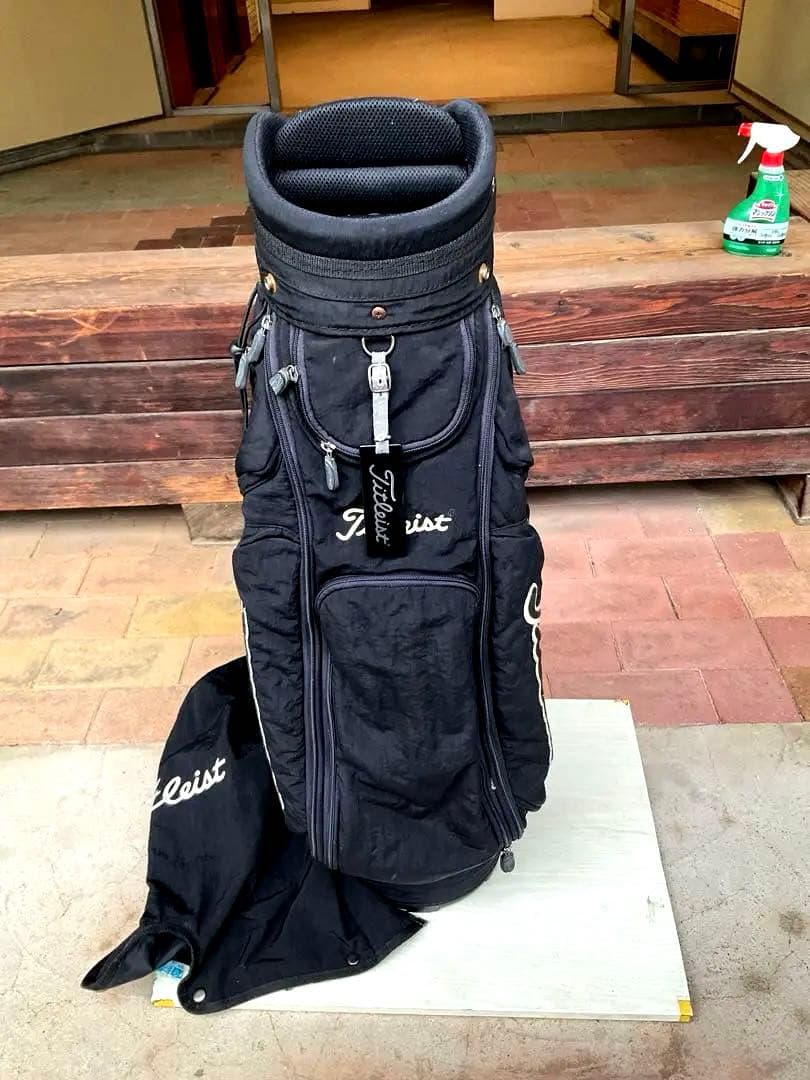 Titleist Leist ブラック キャディバッグ