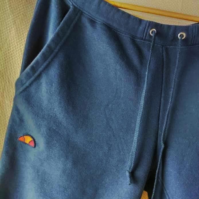 L エレッセ スウェット パンツ 紺/ネイビー ellesse スエット ロング