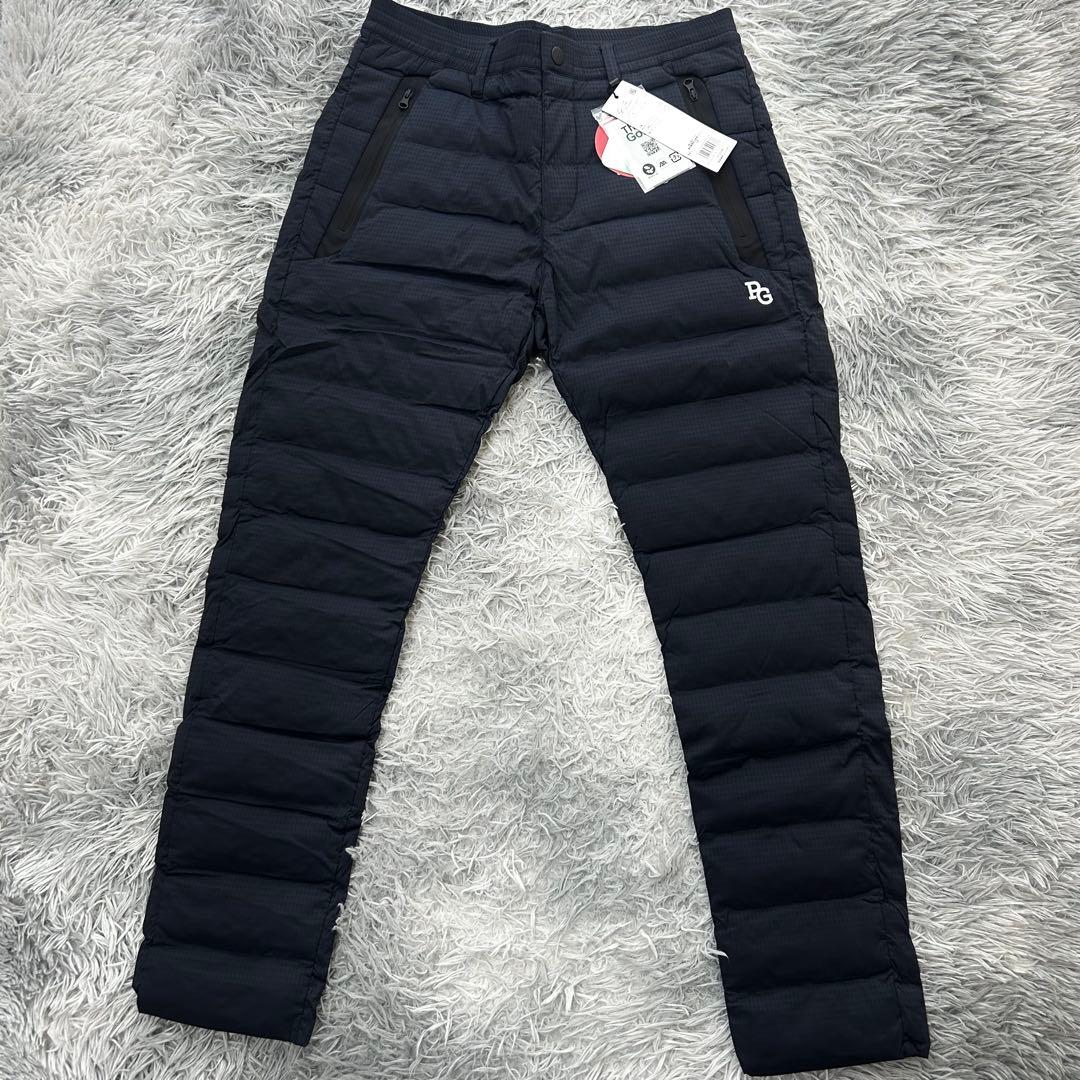 新品　パーリーゲイツ　パンツ　中綿　防寒　ネイビー　ストレッチ　発熱保温　4