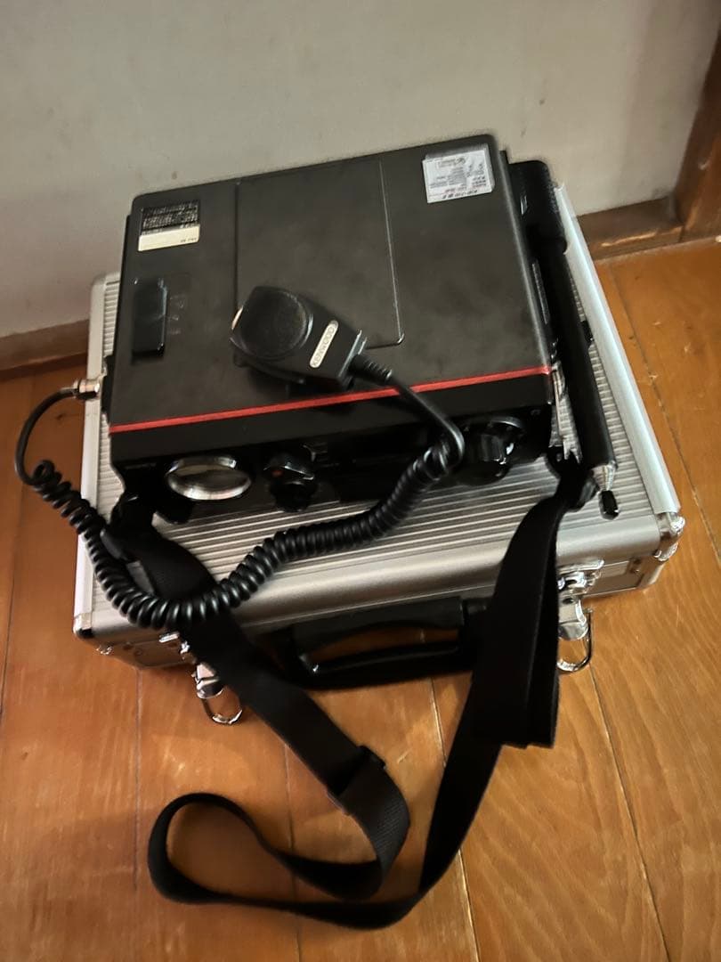 新技適　SONY ICB-770改Ⅱ CB 市民ラジオ　アルミケース付き