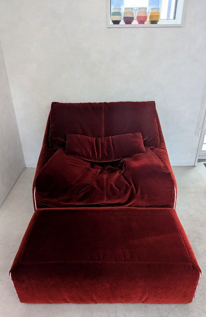 稀少モデル【ligne roset】リーン ロゼ プリューミー 1Pソファ＆パフ