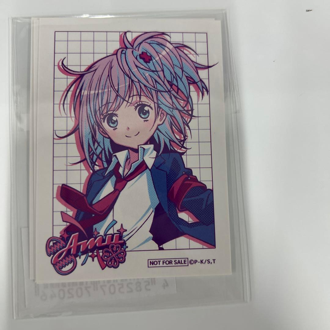 しゅごキャラ　トレーディング缶バッジ3セット+ポストカードセット