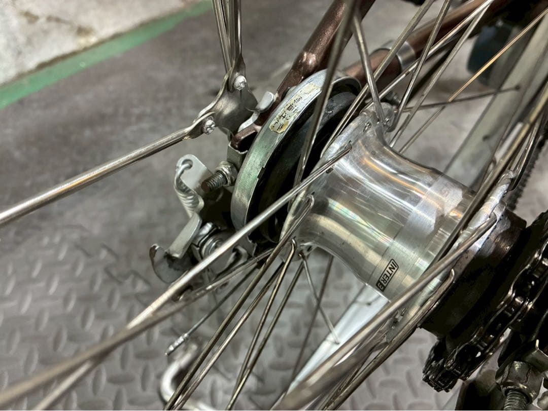 №8634電動自転車パナソニック ビビDX 26インチ　ブラウン
