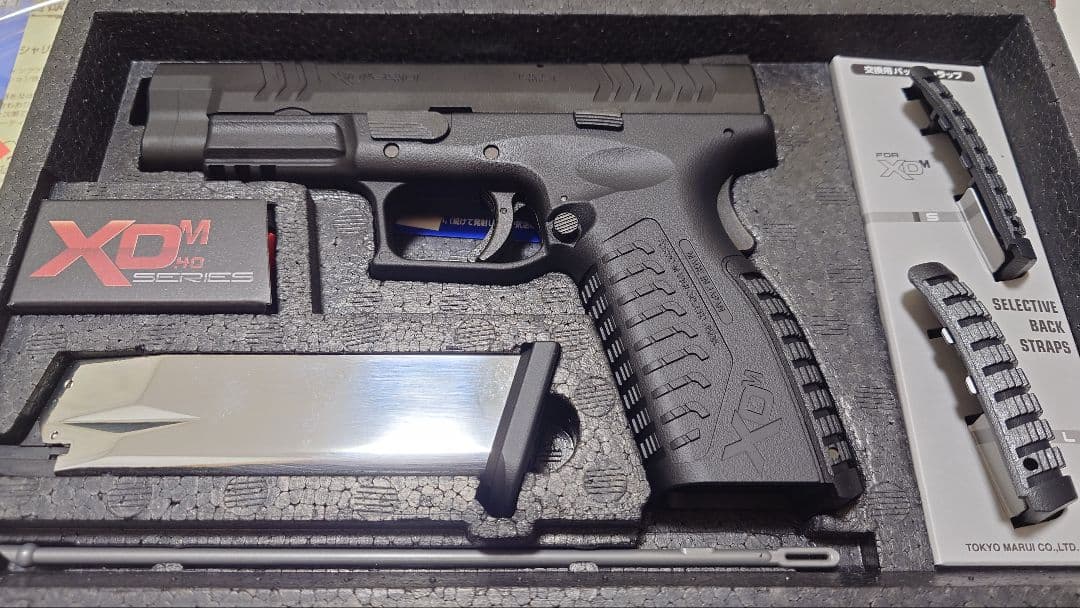【新品同様】 東京マルイ XDM-40 ガスブローバック ガスガン