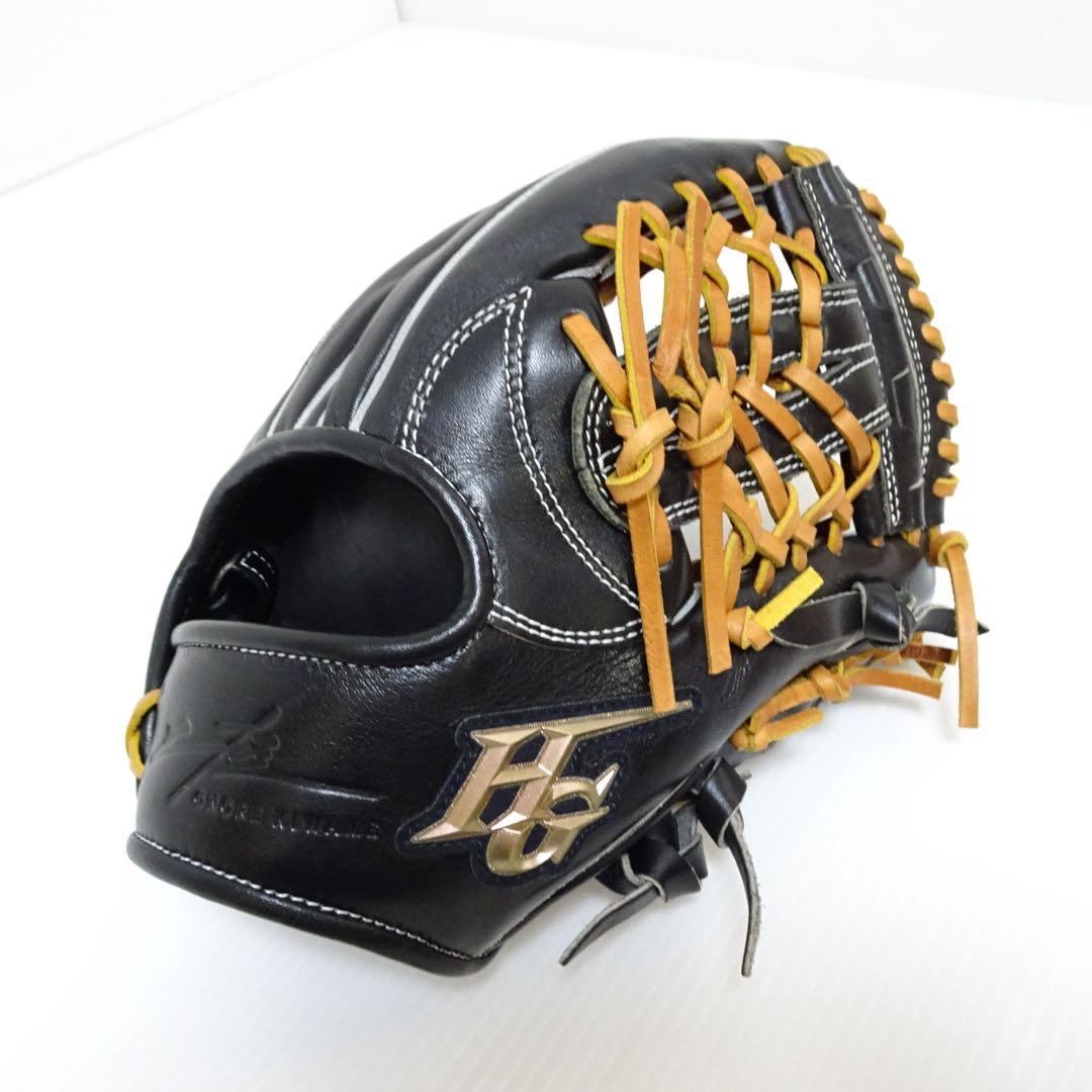 【極美品】ハイゴールド 己極 軟式グローブ 三塁手 オールラウンド用 ブラック