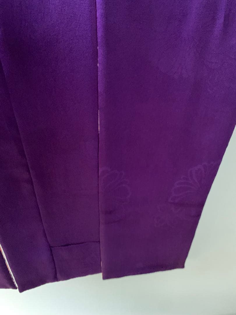【リメイク】kimono暖簾 紫　purple