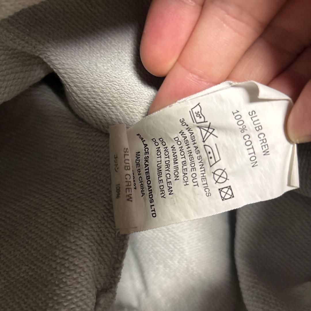 palace skateboards 長袖　グレー