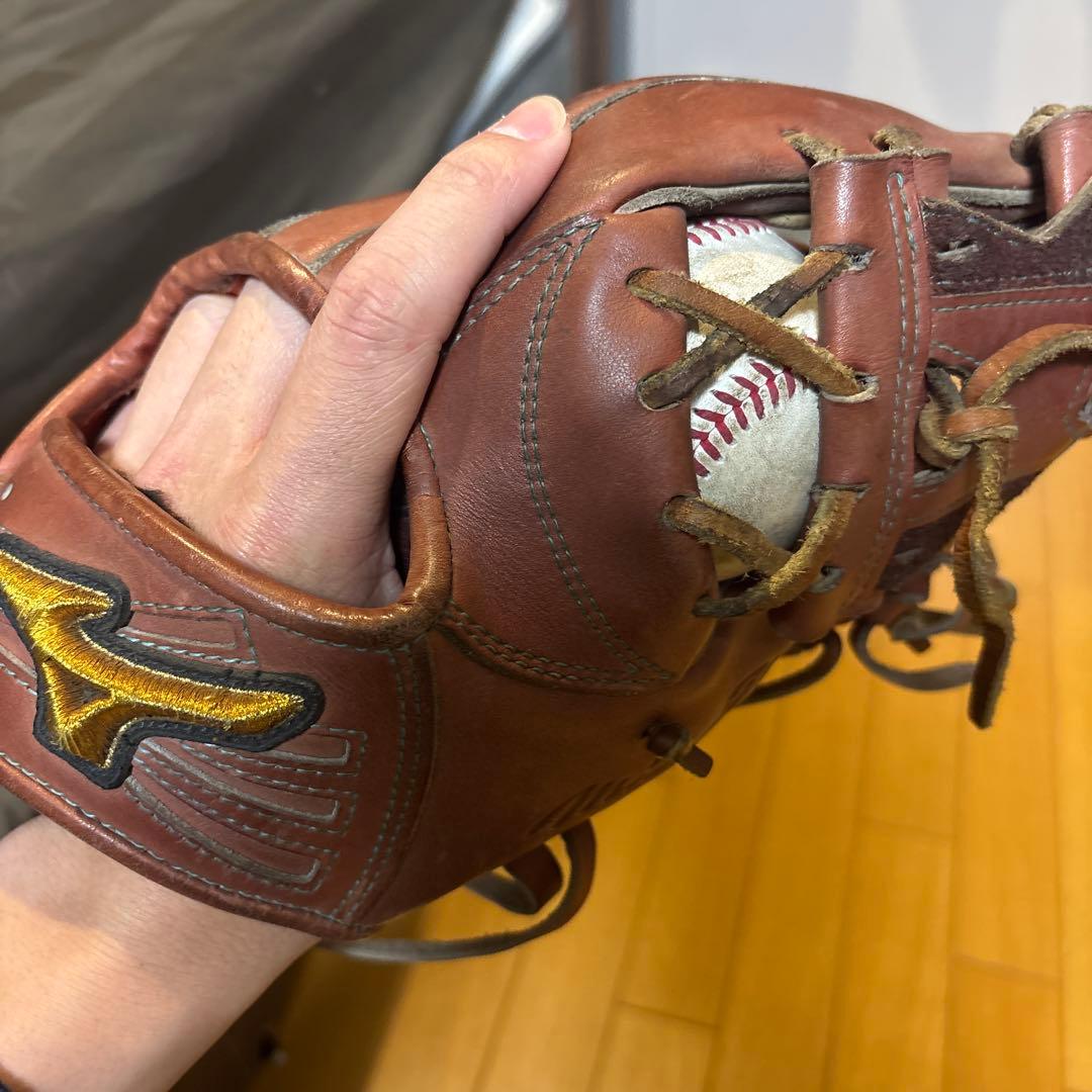 Mizuno 硬式グローブ ブラウン