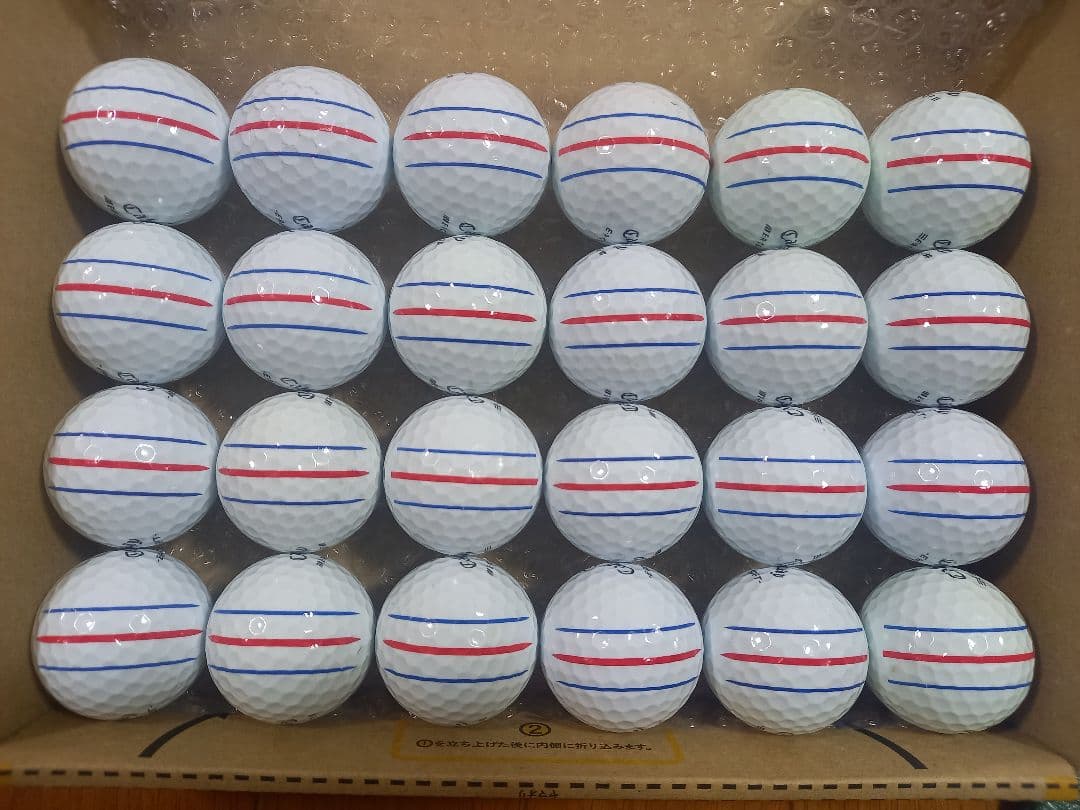 美品キャロウェイ ERC SOFT トリプルトラック ロストボール 24球