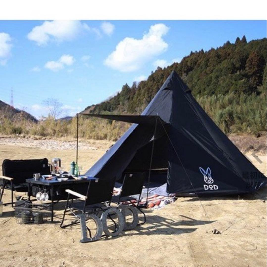 新品未使用　ワンポールテントL ブラック T8-200-BK DOD