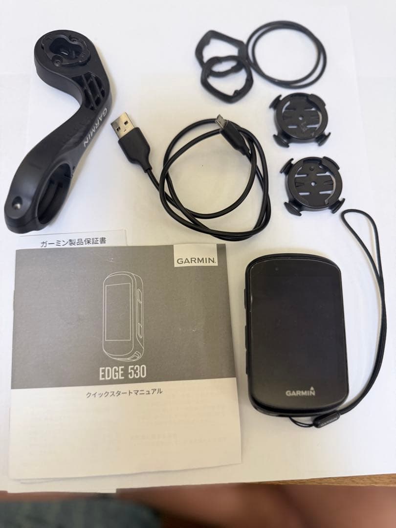 Garmin Edge 530 本体＋純正付属品ほぼ完品 マウント2種 バンド有