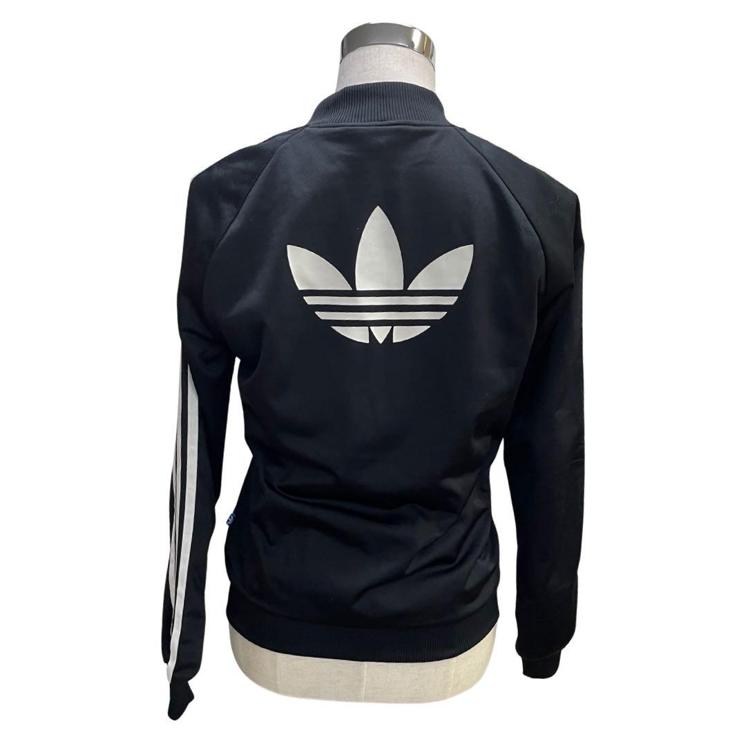 adidas ジャージ ジャケット 黒