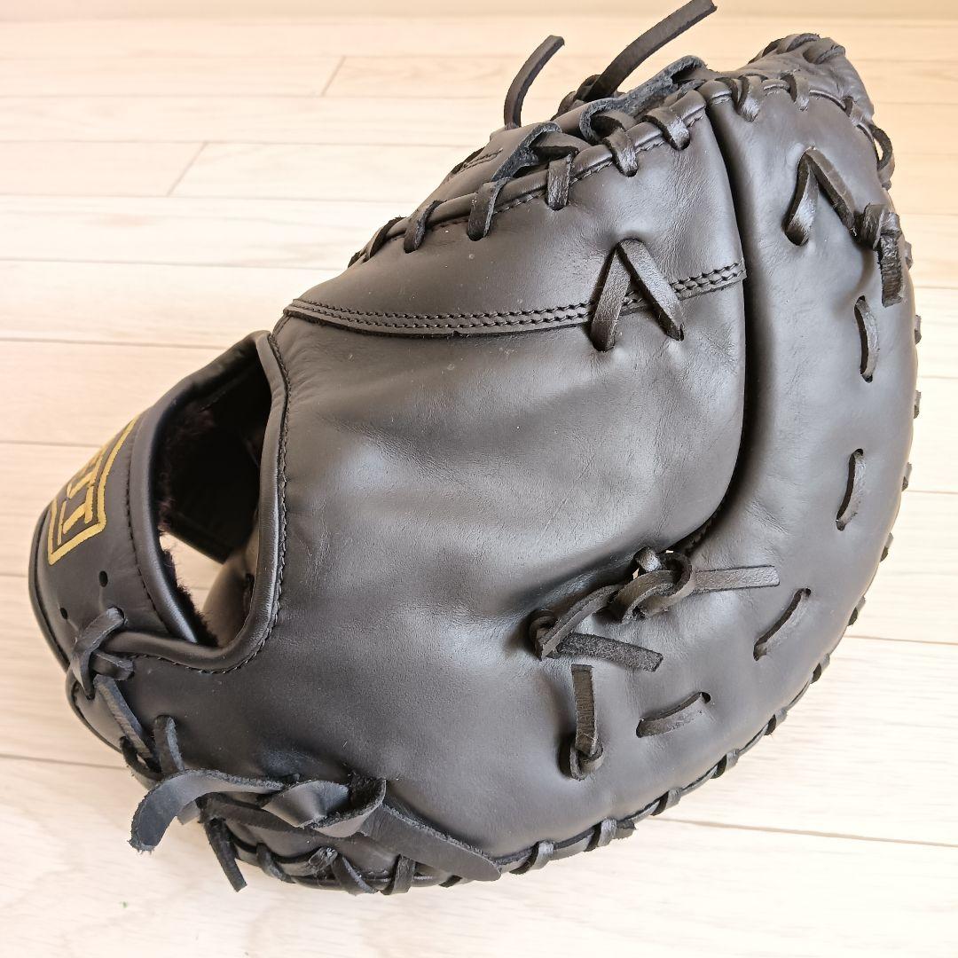 【極美品】ZETT 野球 一般 軟式 ソフトボール 兼用 ファーストミット　左
